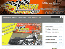 Tablet Screenshot of motospieces.com
